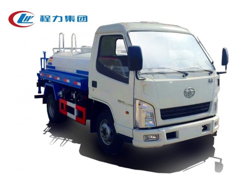 解放紅塔藍牌2方灑水車