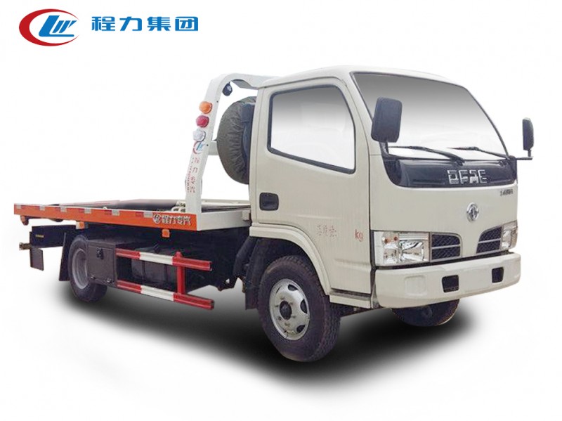 東風(fēng)多利卡藍(lán)牌一拖二清障車