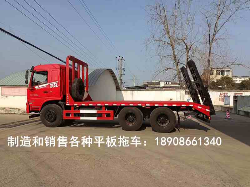 東風D3L后八輪平板運輸車 東風D3L后八輪平板運輸車圖片